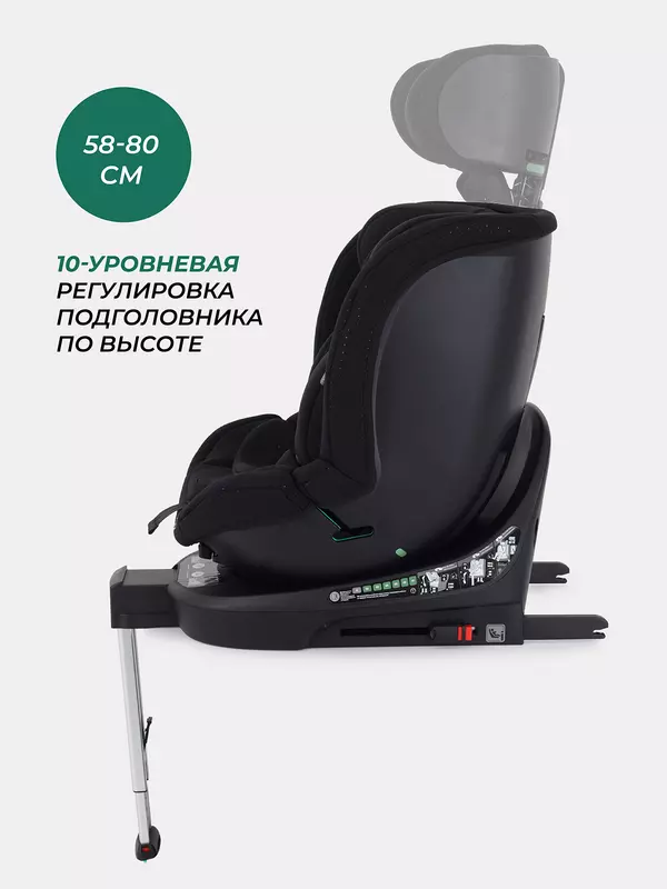 Автокресло Mowbaby Stage isofix (40-150 см) Black