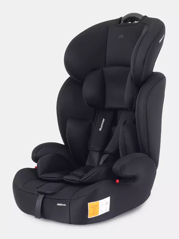 Автокресло Mowbaby Runner 1/2/3 (9-36 кг) Black